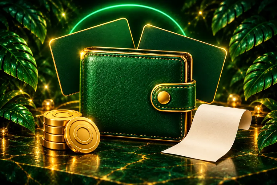 Wallet and transaction records with game tokens